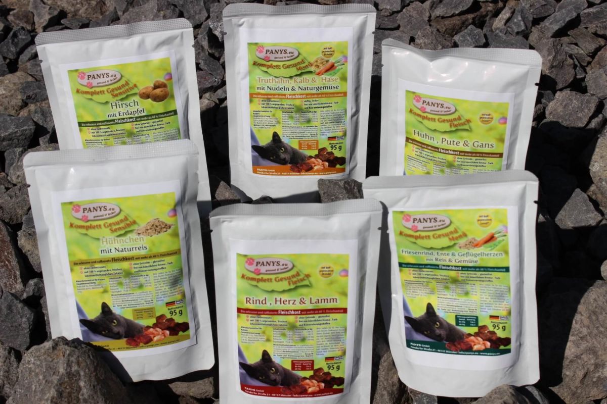 Katzen-Sparset 72 x "komplett gesund Menüs" inkl. 2 % Rabatt